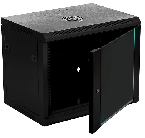 Шкаф 19" 9U 600х450мм, черный (C096045BWT)
