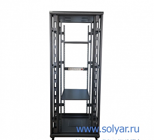Шкаф 19" 38U 600х1000мм, Черный (C3860100BWT)